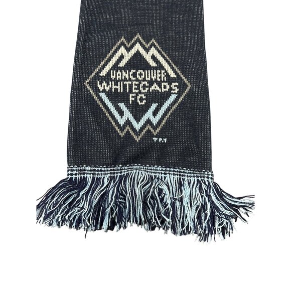 Vancouver Whitecaps Vs Toronto FC MLS Licensed Scarf Scarves Navy Light Blue - Picture 3 of 9